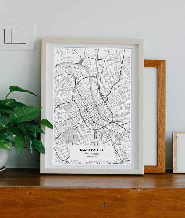 🌟 Custom City Map Posters & Prints | Craft & Oak